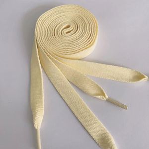 Lacets plats extra larges de 15 mm en coton et polyester imprimés en silicone pour baskets, vente en gros YS Factory - Product Image 2
