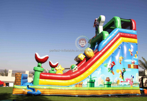 <span class=keywords><strong>Mario</strong></span> thème toboggan gonflable fête jouets dessin animé enfants <span class=keywords><strong>Mario</strong></span> <span class=keywords><strong>jeu</strong></span> de toboggan amusant gonflable - Product Image 3