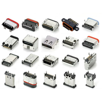 Conector USB Tipo C Micro USB 5V 3A 5P/6P/8P/14P/16P/24P Macho Hembra Enchufe Múltiples Especificaciones Disponibles