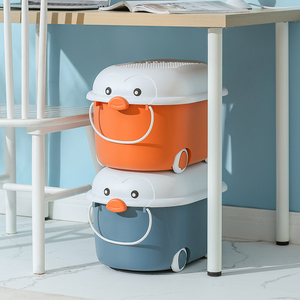 귀여운 장난감 저장 상자 아이 상자 플라스틱 저장 뚜껑을 가진 플라스틱 저장 상자 - Product Image 6