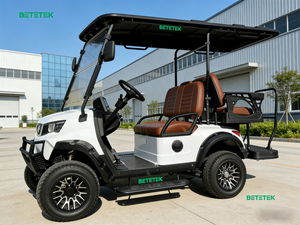 Voiturette de golf électrique compacte 4 places, idéale pour les loisirs et les terrains de golf. Offre promotionnelle pour les routes non publiques. - Product Image 1