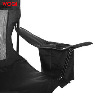 เก้าอี้พับกลางแจ้ง Woqi โครงอะลูมิเนียม ผ้า Oxford สีดำ สำหรับสวน แคมป์ปิ้ง ปิกนิก ตกปลา ขนาด 50x50x85 ซม. - Product Image 1