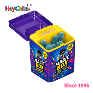 Caramelos al por mayor con etiqueta privada personalizada, palitos de goma con salsa de frutas, deliciosos sabores de frutas mixtas, rellenos para bolsas de regalos para niños, caja. - Product Image 6