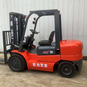 Chariot élévateur diesel d'occasion de 3 tonnes, chariot élévateur Heli CPCD30 à bas prix, mini chariot élévateur Heli de 3 tonnes - Product Image 3