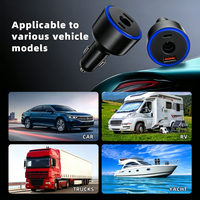 Pengisi Daya Mobil Khusus Starlink Mini Adaptor 3-in-1 Output DC 60W dengan Dua Port USB Cepat