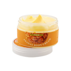 Crema corporal hidratante de piña 100g Hidratante vegano a base de plantas con fórmula reafirmante e iluminadora <span class=keywords><strong>Sunset</strong></span> Jar Aceites tropicales - Product Image 1