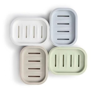 Chip Love Soap Dish Rectangular Plastic Double Layer Drain Bathroom Travel Portable Soap Holder - Product Image 5