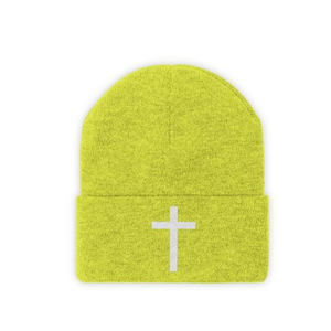 Bonnets tricotés personnalisés <span class=keywords><strong>de</strong></span> haute qualité Y2K croix en métal argenté insigne <span class=keywords><strong>de</strong></span> logo couleur blanche beani à rabat fabricant direct <span class=keywords><strong>pour</strong></span> les femmes - Product Image 4