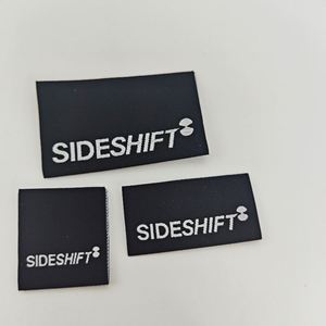 Échantillon gratuit : Étiquettes personnalisées tissées durables pour vêtements, étiquettes de lavage à froid pour t-shirts, étiquettes de marque mignonnes pour vêtements - Product Image 1