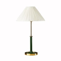 Style français classique décor à la maison tissu blanc abat-jour étude bureau lampe de Table pour Restaurant chambre
