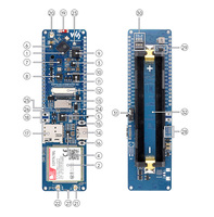 Carte de développement Waveshare ESP32-S3-SIM7670G-4G LTE Cat-1 WiFi GNSS avec positionnement GPS, niveau logique 3.3V et entrée d'alimentation 5V pour 4G A574