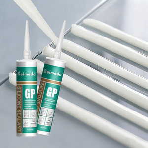Sellador de Silicona Transparente GP, Adhesivo de Construcción de Curado Rápido Acético, Impermeable, Pegamento para Vidrio, Sellador para Ventanas y Puertas - Product Image 5