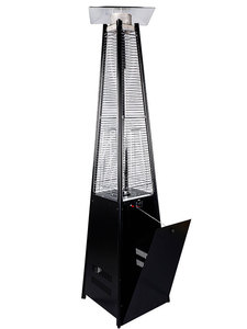 Calentador <span class=keywords><strong>de</strong></span> Patio a <span class=keywords><strong>Gas</strong></span> Moderno para Exteriores, Estufa <span class=keywords><strong>de</strong></span> Propano Tipo Pirámide con Ruedas, <span class=keywords><strong>Chimenea</strong></span> Portátil - Product Image 5