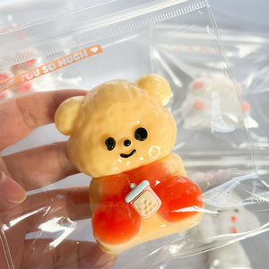 Juguetes Blandos de Silicona Clásicos Unisex de Oso y Ratón, Lindos Animales para Aliviar el Estrés, Juguetes de Plástico de Rebote Lento - Product Image 2