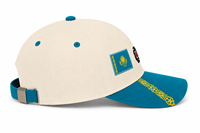 Casquette de baseball sportive bicolore motif léopard, visière incurvée, en sergé de coton, broderie drapeau, respirante, protection solaire, unisexe, événement national