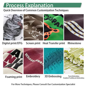 Felpa con Cappuccio Unisex Personalizzata Extra Large Plus Size 100% Cotone Felpato Pronta per l'Inverno con Ricamo 3D <span class=keywords><strong>Anime</strong></span> e Branding OEM, Foderata 350g - Product Image 5