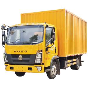 Sinotruk Howo 4x2 10 toneladas de capacidad, camión de carga portador cerrado, furgoneta de una sola fila, tanque de carga, combustible diésel, nueva condición, dirección izquierda - Product Image 1