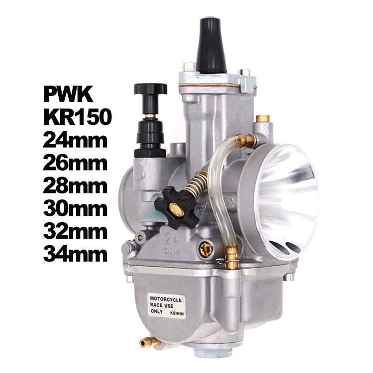 Карбюраторы PWK KR150 для мотоциклов Keihin, оригинальные квадратные, 24 мм, 26 мм, 28 мм, 30 мм, 32 мм, 34 мм