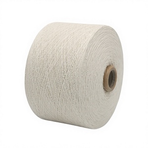 Hilo de Algodón Suave de Vietnam OMET Ne 10/1-Ne 21s/1, 35% Algodón Reciclado, 65% Poliéster, Mezcla de Algodón Open End para Máquina de Hilatura - Product Image 1