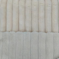 Produsen kain flanel Jacquard mewah motif garis jarum turun Kualitas Bagus Untuk piyama dan selimut