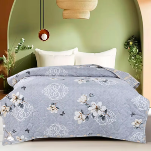 Edredón doble para cama de microfibra para todas las estaciones 220 GSM Ultra suave ligero transpirable AC manta edredón perfecto para ropa de cama acogedora - Product Image 6