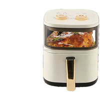 Four à micro-ondes multifonction intelligent à grande capacité avec fonction friteuse à air, pour grillades, œufs au four et cuisson des tartes, appareil de cuisson électrique domestique