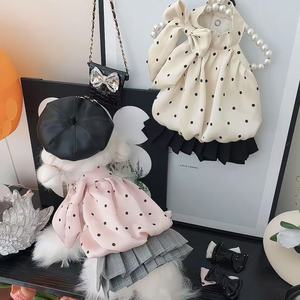 Vestido para Perros y Gatos para Primavera y Verano, Ropa Delgada para Mascotas, Vestido Transpirable con Encaje y Puntos, Antidesgarro, Estilo Instagram - Product Image 4