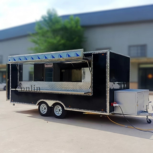 Camion de nourriture multifonction personnalisé équipement de cuisine restaurant pizza camion de nourriture ou <span class=keywords><strong>remorque</strong></span> chariot de salle à manger en acier inoxydable à vendre - Product Image 1