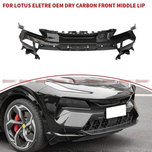 OEM Style Dry Carbon Fiber Front Middle Lip Spoiler for Lotus Eletre Real PrePreg Carbon Center Splitter - Product Image 4