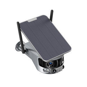 4K 8MP(4MP * 2) Ống kính Kép 180 độ góc rộng năng lượng mặt trời điện <span class=keywords><strong>wifi</strong></span> mạng máy ảnh Wi-Fi H.265 không dây năng lượng mặt trời hệ thống an ninh máy ảnh - Product Image 6