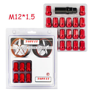 Tuercas de Seguridad Antirrobo de Acero M12x1.5/1.25, Tuercas de Rueda Ligeras para Llantas de Aleación Personalizadas, Accesorios Automotrices de Ajuste Universal - Product Image 1