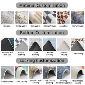客厅大地毯和地毯3d地毯alfombras 3d地毯沙龙家居装饰定制印花地毯豪华 - Product Image 5
