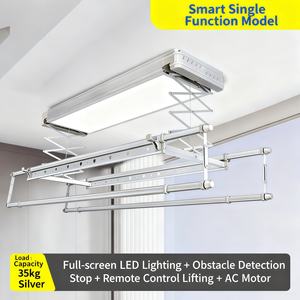 Nouvelle maison intelligente <span class=keywords><strong>plafond</strong></span> mural sèche-linge support vêtements pliants cintres électrique étendoir à linge - Product Image 2