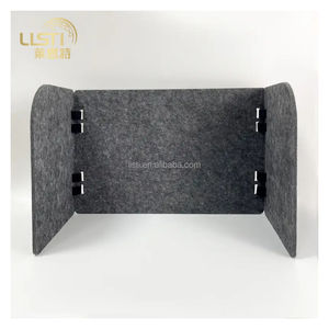 Divisor de Escritorio Acústico de Poliéster Absorbente de Sonido, Plegable, con Instalación de Velcro - Product Image 1