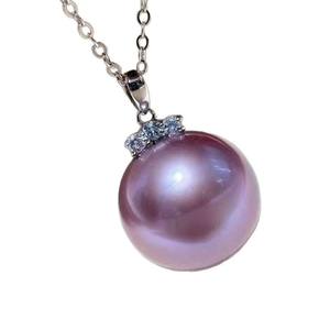 Collar de Perlas Edison de Agua Dulce, Simple y Moderno, Estilo Pestañas, con Cadena de Clavícula S925, Colgante Natural - Product Image 5