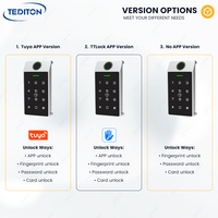 Tediton Tuya TTlock App Tarjeta RFID Locker Lock Tarjeta de código electrónico inteligente Cerradura de gabinete para gimnasio Fitness Piscina Oficina Hotel