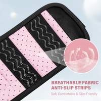 Orthèse cheville-pied à ressorts, attelle de soutien pour pied tombant avec sangle réglable en polyester respirant
