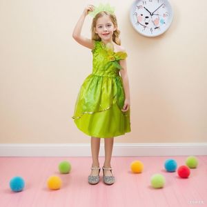 Vestido de Princesa Verde con Diademas para Niñas, Disfraz de Hada para Halloween, Modelo MS 2025 - Product Image 2