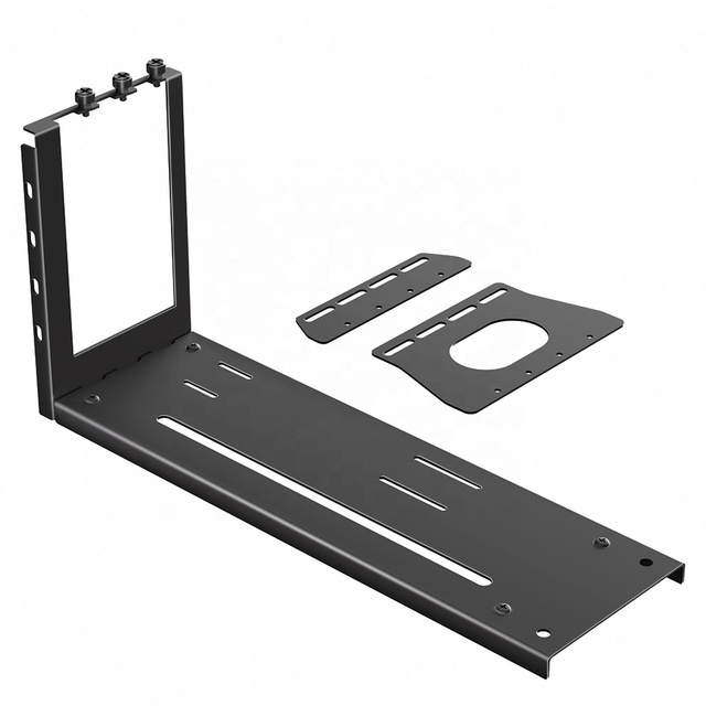 Vertical GPU Mount Bracket, 3 Slots Graphics Card Holder with Hardware, eGPU Dock, External GPU Docking Station , Black