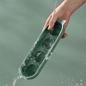 Набор из 4 силиконовых форм для льда в виде шаров для виски, экологичные, любого цвета - Product Image 4