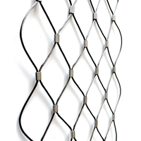 Filet de maille flexible de câble métallique d'acier inoxydable pour l'usage de volière