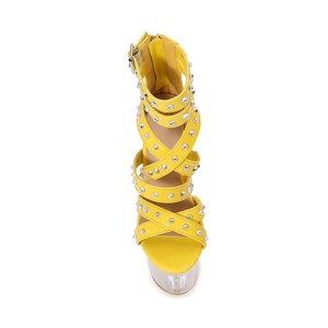 Zapatos de tacón alto para mujer, zapatos de baile con aumento de altura extrema, sandalias de plataforma para mujer, zapatos de tacón alto - Product Image 3