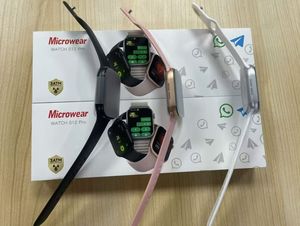 Smartwatch Microwear S12 Pro con Doppia App Social Integrata, Supporto WhatsApp e <span class=keywords><strong>Telegram</strong></span>, Risposta Rapida a Messaggi Testuali/Vocali/Immagini/<span class=keywords><strong>Sticker</strong></span>/Gruppi - Product Image 4