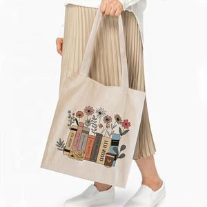 Vente en gros <span class=keywords><strong>personnalisé</strong></span> réutilisable <span class=keywords><strong>bibliothèque</strong></span> mignon toile livre robuste coton fourre-tout <span class=keywords><strong>sac</strong></span> à bandoulière pour bibliothécaire enseignant femmes - Product Image 2