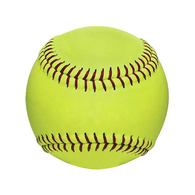 Accesorios de pelota de Softbol Profesional Bolas de entrenamiento Material de superficie personalizado Cuero personalizado