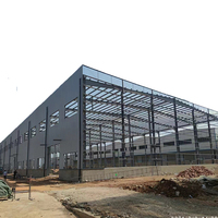 Conception d'atelier préfabriqué, entrepôt, supermarché, maison, auvent de parking, construction de bâtiments en structure métallique