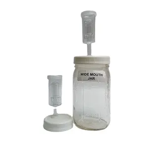 Good quality mason jar fermentation plastic airlock one way water sealed valve