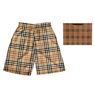 กางเกงขาสั้นชายหาดกันน้ำแฟชั่นลำลองสุดหรู ดีไซน์ลายตารางวินเทจ Burberry ทรงหลวมสำหรับผู้ชาย - Product Image 2