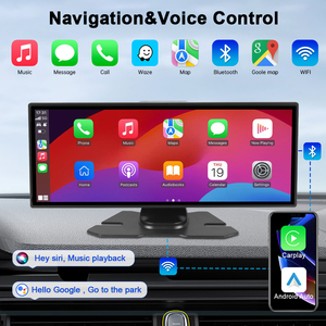 Navegador GPS Carplay inalámbrico Universal portátil Fácil instalación Pantalla táctil Estéreo de coche para automóviles Android 1 año de garantía - Product Image 5