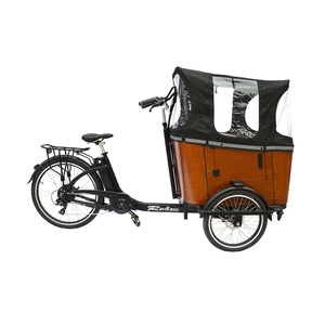 Vélo cargo électrique à trois roues, normes européennes, très vendu, modèle hollandais, pour famille, remorque, tricycle électrique, tricycle électrique urbain - Product Image 5
